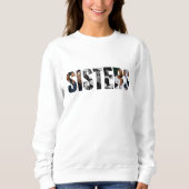 Zusters Foto Collage Basis T-shirt (Voorkant)