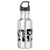 Zusters Foto Collage Waterfles Cadeau (Voorkant)