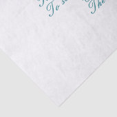 Zusters gedicht Christina Rossetti Turquoise Scrip Tissuepapier (Detail)