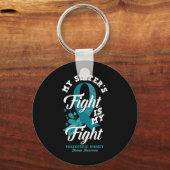Zusters gevecht is mijn gevecht polycysteuze nierz sleutelhanger (Voorkant)