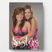 Zusters Handgeschreven Script Fotoplaat (voorkant)