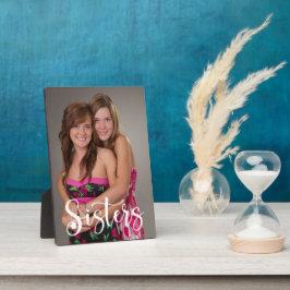 Zusters Handgeschreven Script Fotoplaat