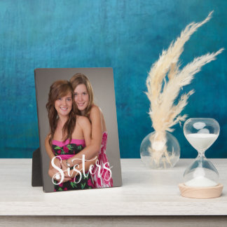 Zusters Handgeschreven Script Fotoplaat