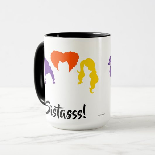 Zusters! Hocus Pocus thema Herfst koffie Mok (Voorkant links)