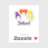 Zusters! Hocus Pocus thema Herfst Stickers (Vel)