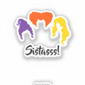 Zusters! Hocus Pocus thema Herfst Stickers (Voorkant)