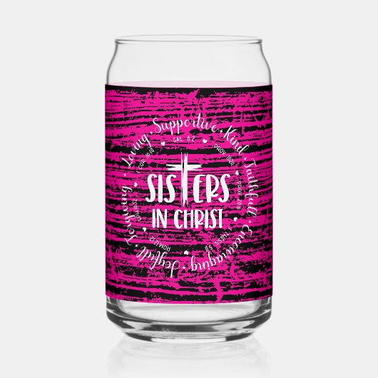 Zusters in Christus Blikvorm Glas (Voorkant)