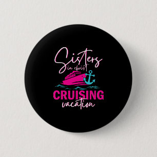 Zusters in Christus Cruise Vakantie Modus Reünie S Ronde Button 5,7 Cm