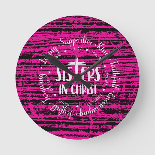 Zusters in Christus Ronde Klok (Voorkant)