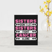 Zusters laten zussen niet alleen borstkanker bestr kaart (Gele Bloem)