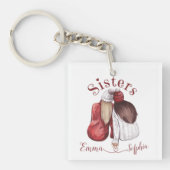 Zusters Leuke Bijpassende Broers en Zussen Sleutelhanger (voorkant)