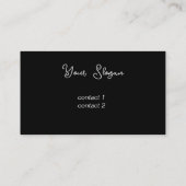 zusters met lamp visitekaartje (Achterkant)