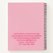 Zusters N-Courage (c) 2016 notebook1 Notitieboek (Achterkant)