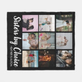 Zusters naar keuze Fotocollage Beste vriend Custom Fleece Deken (Voorkant (Horizontaal))