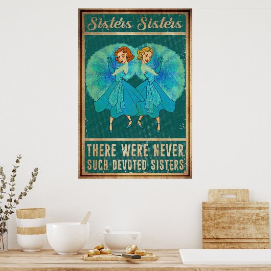 Zusters Poster (Keuken)