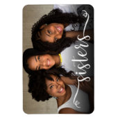 Zusters Script Foto Magneet (Verticaal)