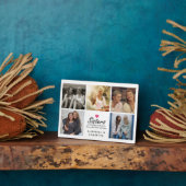 Zusters Script Quote Roze Hart Fotocollage Fotoplaat (Zijkant)