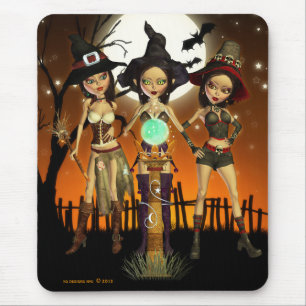 Zusters Three Witch Muismat - Mouse mat