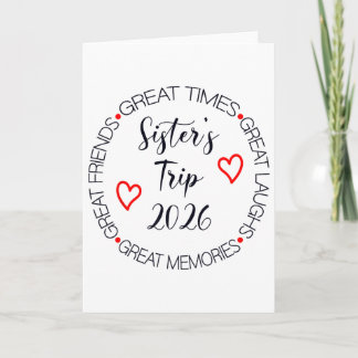 Zusters Trip 2026 Vrouwen Weekend Cruise Vakantie  Kaart