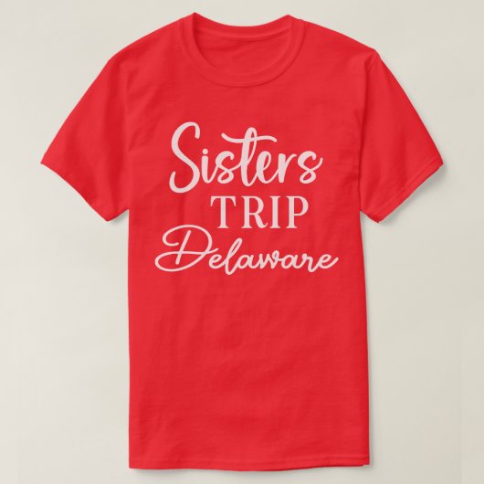 Zusters Trip Delaware T-shirt (Design voorkant)