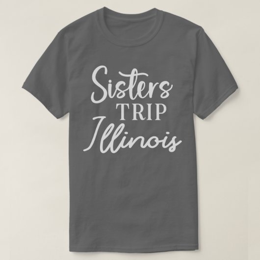 Zusters Trip Illinois T-shirt (Design voorkant)