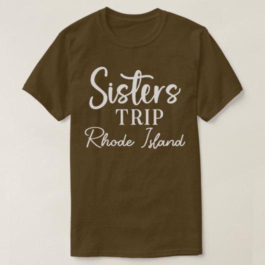 Zusters Trip Rhode Island T-shirt (Design voorkant)