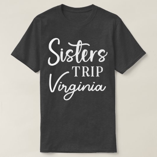 Zusters Trip Virginia T-shirt (Design voorkant)