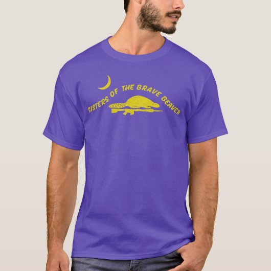 Zusters van de dappere beverjongen t-shirt (Voorkant)