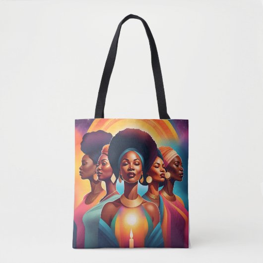 Zusters van de Zon: Macht, Eenheid & Licht Tote Bag (Voorkant)