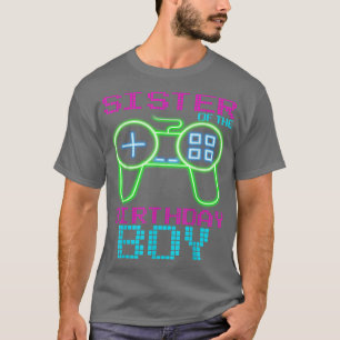 Zusters van deze Birthday Boys Matching Video Game T-shirt