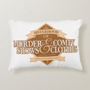 Zusters van Moordshows en Comfortabele Kleren Accent Kussen