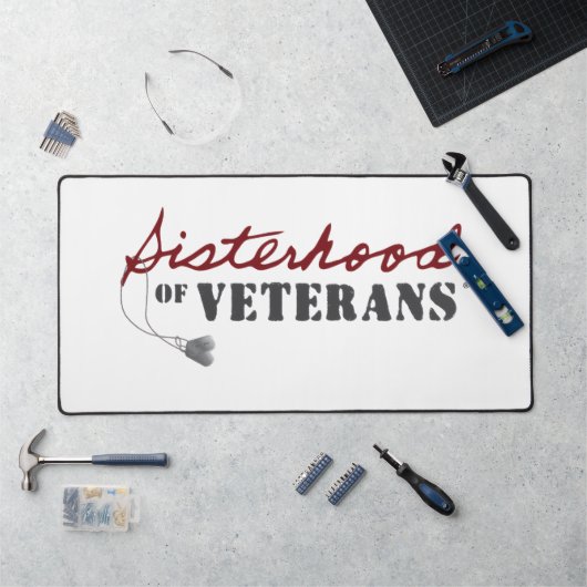 Zusters van Veteranen Militaire Trots Design Bureaumat (Werkstation)