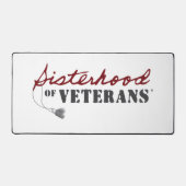 Zusters van Veteranen Militaire Trots Design Bureaumat (Voorkant)