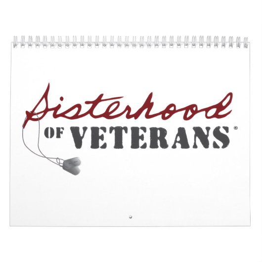 Zusters van Veteranen Militaire Trots Design Kalender (Hoes)