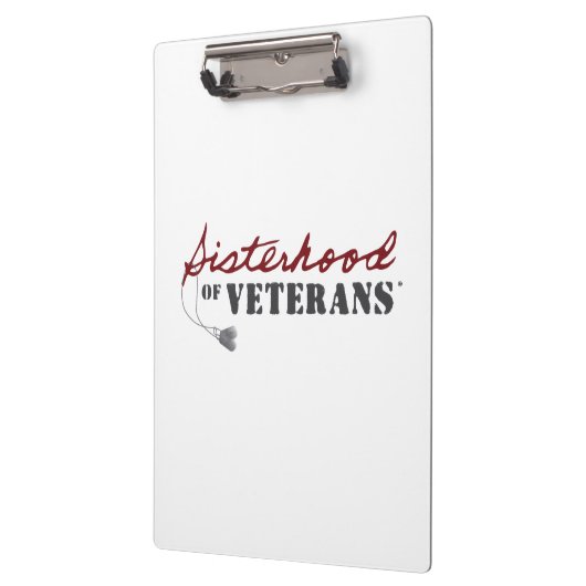 Zusters van Veteranen Militaire Trots Design Klembord (Links)