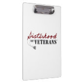 Zusters van Veteranen Militaire Trots Design Klembord (Rechts)