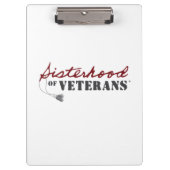 Zusters van Veteranen Militaire Trots Design Klembord (Voorkant)
