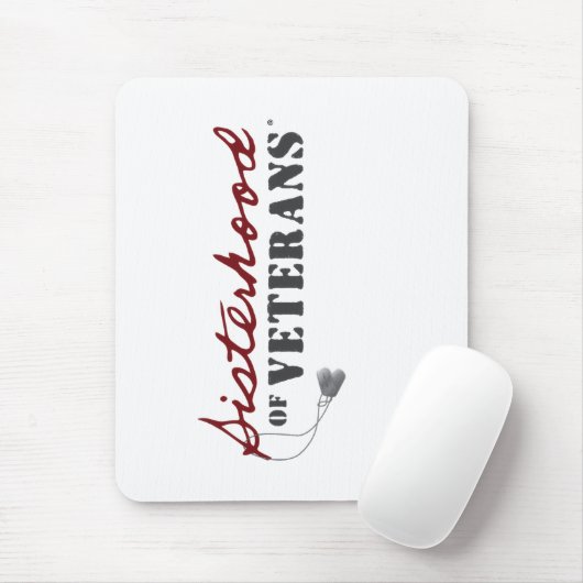 Zusters van Veteranen Militaire Trots Design Muismat (Met muis)