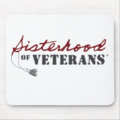 Zusters van Veteranen Militaire Trots Design Muismat (Voorkant)