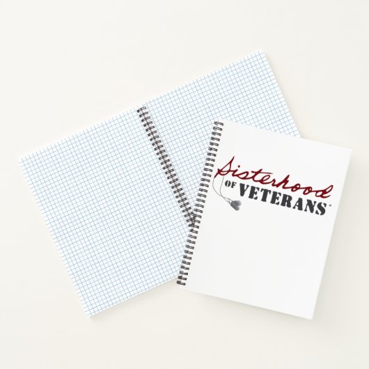 Zusters van Veteranen Militaire Trots Design Notitieboek (Binnen)