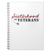Zusters van Veteranen Militaire Trots Design Notitieboek (Voorkant)