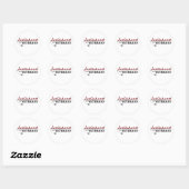Zusters van Veteranen Militaire Trots Design Ronde Sticker (Vel)
