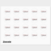 Zusters van Veteranen Militaire Trots Design Ronde Sticker (Vel)