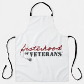 Zusters van Veteranen Militaire Trots Design Schort (Voorkant)