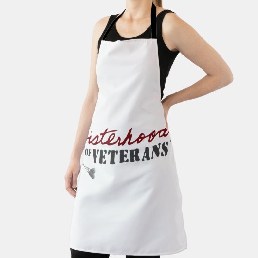 Zusters van Veteranen Militaire Trots Design Schort (Insitu)