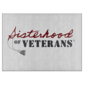 Zusters van Veteranen Militaire Trots Design Snijplank (Voorkant)