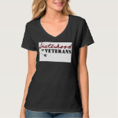 Zusters van Veteranen Militaire Trots Design T-shirt (Voorkant)