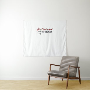 Zusters van Veteranen Militaire Trots Design Wandkleed