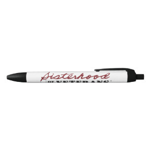 Zusters van Veteranen Militaire Trots Design Zwarte Inkt Pen