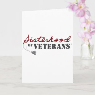 Zusters van Veteranen Militaire Trots Ontwerp Kaart
